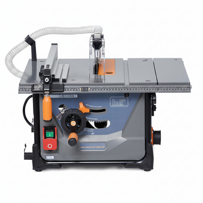 Table Saw for Jobsite, 98% Vacuuming Rate Table Saw 8.5 Inch，Cutting Speed up to 5000RPM，2000W,15A Tablesaw with Low Noise for DIY Woodworking and Furniture Making